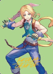 Zidane, Tantalus Thief (49/53) Art Card - Gold-Stamped Signature